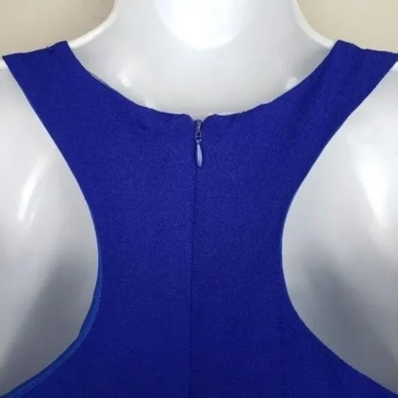 Akira Chicago royal blue halter mini dress size medium - Picture 10 of 14